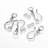 Tibetan Style S Hook Clasps X-LF5091Y-1