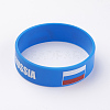 Silicone Wristbands Bracelets X-BJEW-K168-01K-1