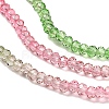 Transparent Painted Glass Beads Strands DGLA-A034-T2mm-A18-4