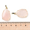 Natural Rose Quartz Pendants G-U002-01G-G-3