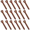 24Pcs Cowhide Zipper Puller Head PURS-GF0001-09A-6