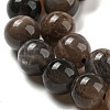 Natural Black Moonstone Beads Strands G-A219-A01-03-3