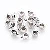 Tibetan Style Alloy Tube Bails TIBEP-LFH251Y-FF-2