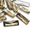 Faceted Rectangle Glass Pointed Back Rhinestone Cabochons RGLA-A014-8x24mm-S20-1