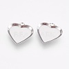 Tarnish Resistant 304 Stainless Steel Pendant Cabochon Settings STAS-I097-055-13P-1