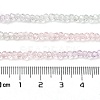 Transparent Painted Glass Beads Strands DGLA-A034-T1mm-A23-3