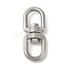 Non-Tarnish 304 Stainless Steel 8 Shape Swivel Clasps STAS-S127-03P-05-1