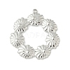 304 Stainless Steel Pendants STAS-L293-09C-P-1
