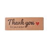 Rectangle Thank You Theme Paper Stickers DIY-B041-33C-4