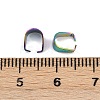 304 Stainless Steel Snap On Bails STAS-C135-01A-RC-3
