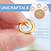 3Pcs Ion Plating(IP) 304 Stainless Steel Spring Gate Rings STAS-UN0059-42-2