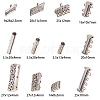 Brass Magnetic Slide Lock Clasps FIND-SC0001-03-2