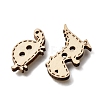 2-Hole Animal Theme Wood Buttons WD-CBA9CDE-02A-2
