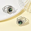 Stainless Steel Cuff Open Rings RJEW-JR01077-01-1