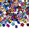 Flat Back & Back Plated Acrylic Rhinestone Cabochons MACR-TA0001-62A-1