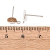 Brass Stud Earring Findings KK-K225-02A-P-3