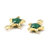 Brass Enamel Charms KK-K337-06G-4