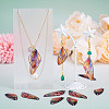 Transparent Resin Wing Pendants Set RESI-TAC0021-01D-6