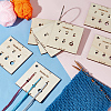 4pcs Wood Thread Winding Boards AJEW-OC0005-38-5
