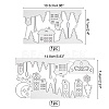 Carbon Steel Cutting Dies Stencils DIY-WH0170-353-3