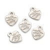 Ideas for Valentines Day Gifts Tibetan Style Alloy Pendants X-TIBEP-LF0004Y-P-1