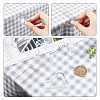 48Pcs 2 Style Transparent Plastic Tablecloth Clips AJEW-GL0002-08-3