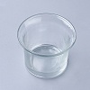Glass Candle Cups AJEW-WH0076-01-1
