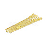 Brass Coreana Chains Tassel Pendants KK-P227-10G-3