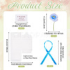 Clear PVC Candy Gift Packaging Boxes with Ribbon & Artificial Flower CON-TAC0001-20B-3