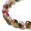 Natural Dyed White Jade Beads Strands G-M402-C04-25-2