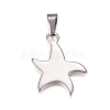 Tarnish Resistant 304 Stainless Steel Pendants STAS-I135-37P-1