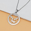 Stainless Steel Pendant Necklaces for Women DY6370-1-3