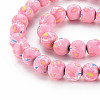 Handmade Polymer Clay Beads Strands CLAY-N008-055-05-3