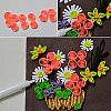 Rectangle 36 Colors Quilling Paper Strips DIY-PH0008-03A-WH-6