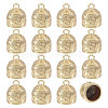 16Pcs Tibetan Style Alloy Cord Ends TIBEP-CA0010-24MG-1
