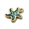 304 Stainless Steel Enamel Pendants STAS-I355-11G-01-2