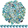 100Pcs Valentine's Day Glass Pendants RGLA-SP0001-67-1
