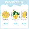 8Pcs Polyester Clothing Patches PATC-MA0001-39-2