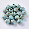 Plating Acrylic Beads OACR-S029-101-1
