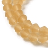 Imitate Austrian Crystal Frosted Glass Beads Strands EGLA-A039-T4mm-MD18-3