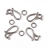 Tibetan Style Alloy Hook and Eye Clasps PALLOY-E436-56AS-NR-4