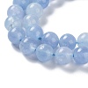 Dyed Natural Malaysia Jade Beads Strands G-G021-02B-07-4