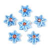 Handmade Porcelain Beads Strands PORC-N008-10B-1