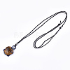 Natural & Synthetic Gemstone Pendant Necklaces G-T113-09-B-2