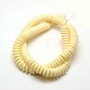 Imitation Amber Resin Heishi Beads Strands RESI-A009G-6mm-05-2