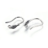 Thai Sterling Silver Earring Hooks STER-G029-76AS-2