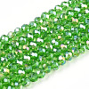 Electroplate Glass Beads Strands EGLA-A044-T2mm-B11-1