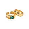 2Pcs 2 Styles Alloy Rectangle Rhinestone Cuff Toe Ring Sets for Women WG1E17C-01-3