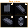 Rectangle Transparent Plastic PVC Box Gift Packaging CON-DC0001-12C-6