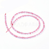 Cherry Quartz Glass Beads Strands G-F600-01-2